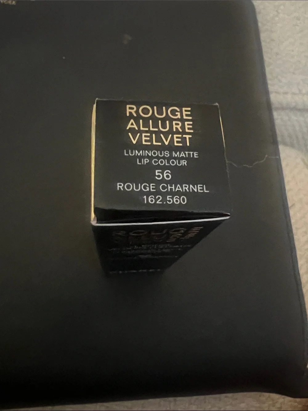 Chanel Red Lipstick - Rouge Allure Velvet - 56 - Rouge Charnel - NEW